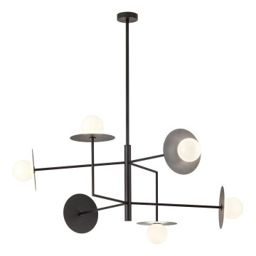 Redo 01-2734 - Люстра на штанге PLATO 6xG9/10W/230V черный