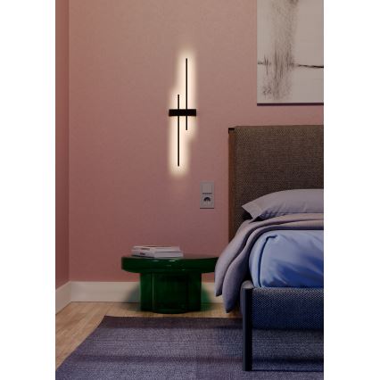 Redo 01-2747 - LED настінний світильник TANGENT LED/13W/230V CRI 90 чорний