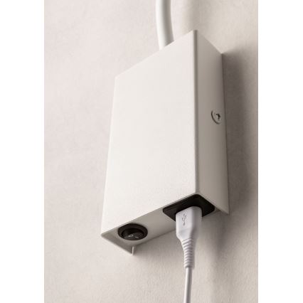 Redo 01-2754 - Гнучка світлодіодна лампа WALLIE LED/3W/230V USB CRI 90 біла