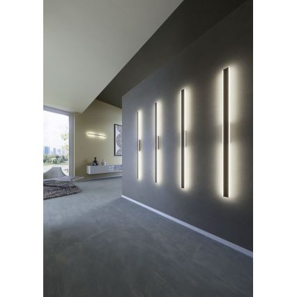 Redo 01-2771 - Светодиодный настенный светильник WAPI LED/30W/230V 119 см черный