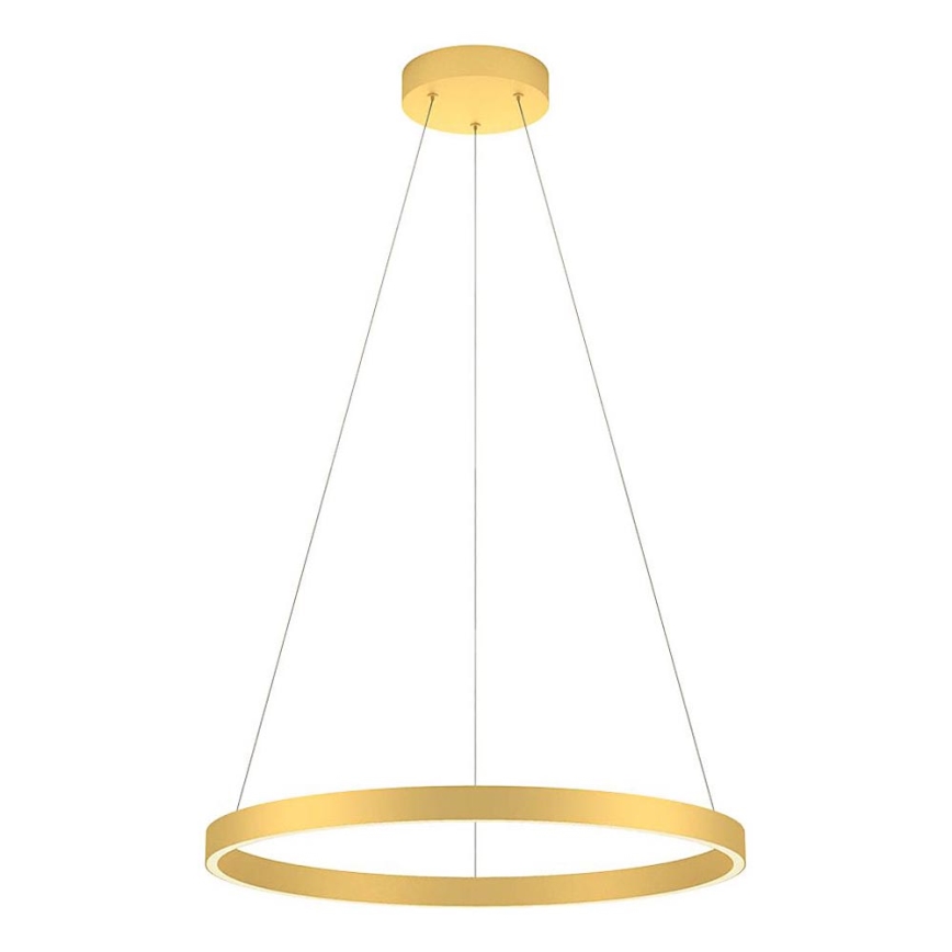 Redo 01-2865 - Светодиодная подвесная люстра с регулированием яркости FEBE LED/37W/230V золотистый