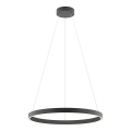 Redo 01-2867 - Светодиодная подвесная люстра с регулированием яркости FEBE LED/37W/230V черный