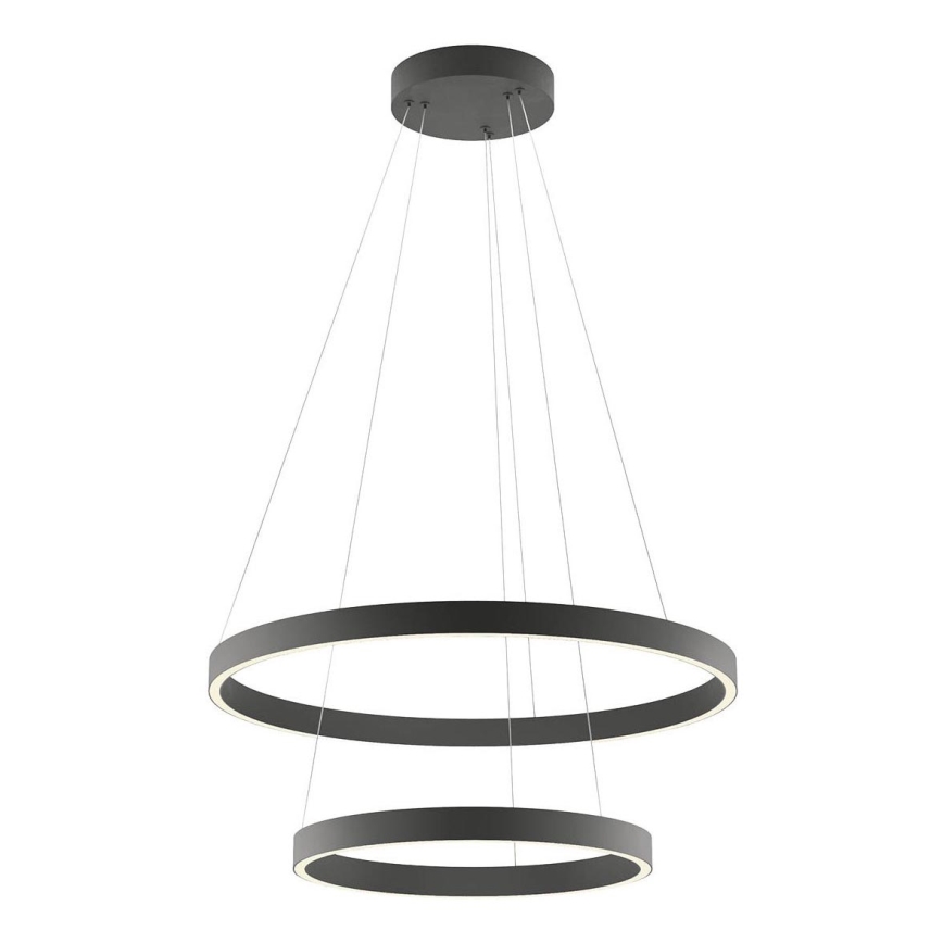 Redo 01-2891 - Светодиодная подвесная люстра с регулированием яркости FEBE LED/62W/230V черный