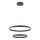 Redo 01-2891 - Светодиодная подвесная люстра с регулированием яркости FEBE LED/62W/230V черный