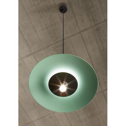 Redo 01-3019 - LED-люстра на тросі LARS LED/14W/230V + LED/10W, діам. 60 см, CRI 90, зелена