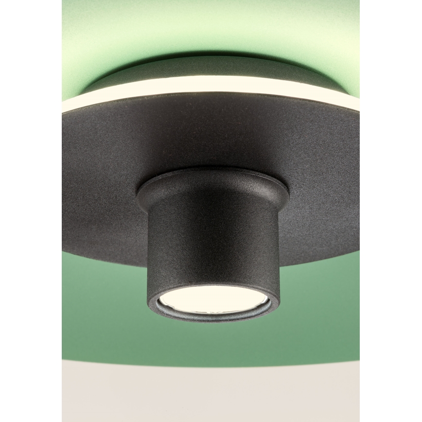 Redo 01-3019 - LED-люстра на тросі LARS LED/14W/230V + LED/10W, діам. 60 см, CRI 90, зелена