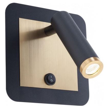 Redo 01-3092 - Світлодіодний настінний точковий світильник CLOSER LED/6W/230V чорний