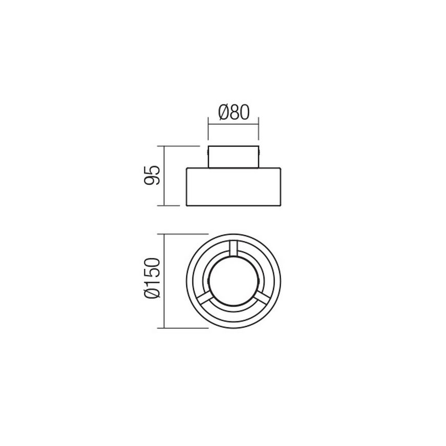 Redo 01-3096 - Светодиодный потолочный светильник PUNKT LED/6W/230V белый