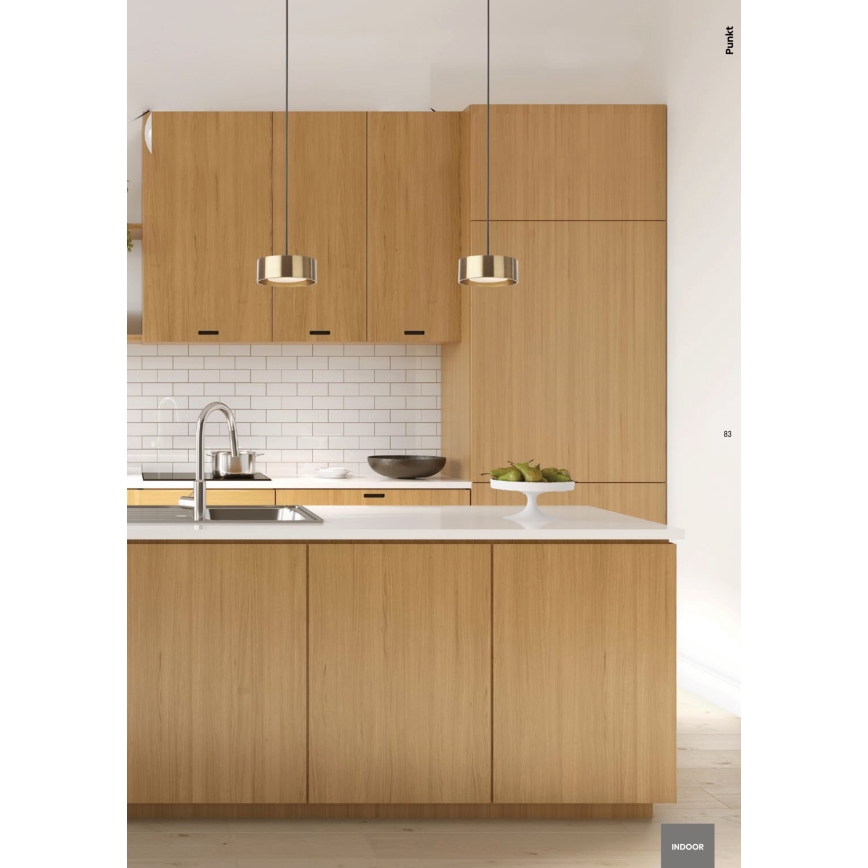 Redo 01-3101 - Светодиодная подвесная люстра PUNKT LED/6W/230V диаметр 15 см черный
