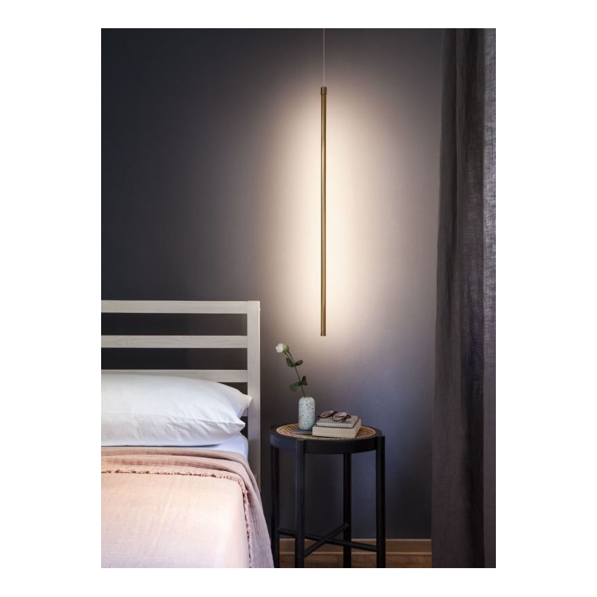 Redo 01-3115 - Светодиодная подвесная люстра TABOO LED/9W/230V латунь