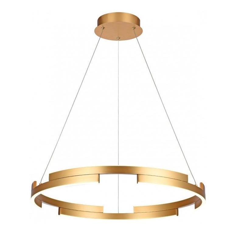 Redo 01-3172 - Светодиодная подвесная люстра с регулированием яркости CASTLE LED/36W/230V золотистый