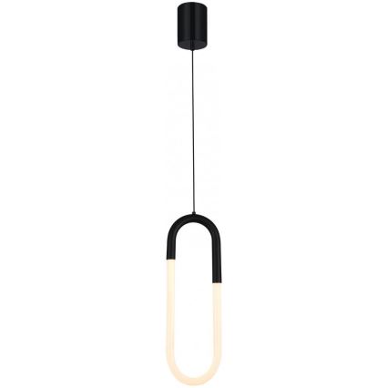 Redo 01-3184 - Світлодіодна підвісна люстра з регулюванням яскравості LATIUM LED/9W/230V чорний