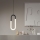 Redo 01-3184 - Світлодіодна підвісна люстра з регулюванням яскравості LATIUM LED/9W/230V чорний
