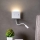 Redo 01-3210 - Светодиодный настенный светильник с гибкой маленькой лампой MOKA LED/6W + LED/3W/230V USB CRI90 белый