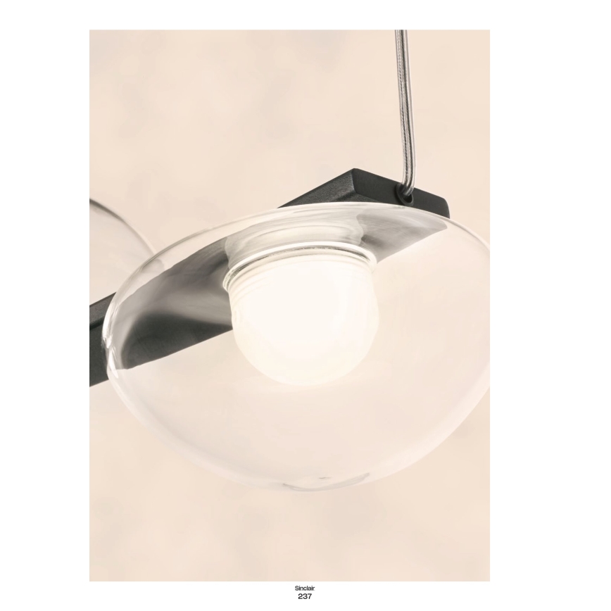 Redo 01-3247- Світлодіодна підвісна люстра з регулюванням яскравості SINCLAIR LED/37,2W/230V CRI 93 IP21 золотий