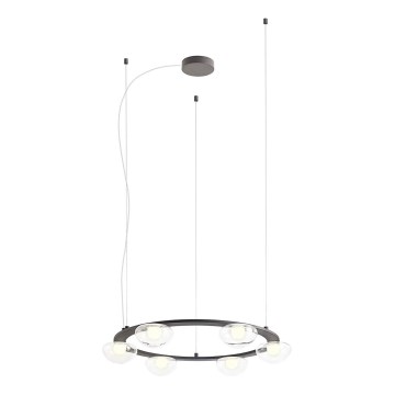 Redo 01-3248- Світлодіодна підвісна люстра з регулюванням яскравості SINCLAIR LED/37,2W/230V CRI 93 IP21 чорний