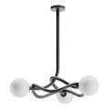 Redo 01-3257 - Люстра на штанге CONFUSIO 3xE14/28W/230V, диаметр 76 см, чёрная