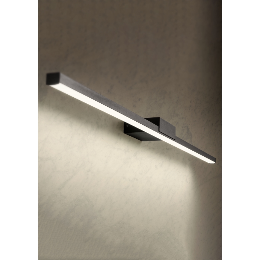 Redo 01-3276 - LED-подсветка для зеркала в ванной ASTON, 24 Вт/230 В, 3000/4000K, 120 см, CRI 90, IP44, черный