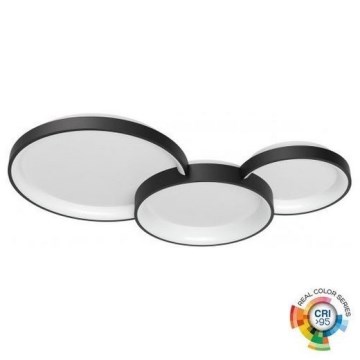 Redo 01-3375 - Светодиодный потолочный светильник с регулированием яркости COMBI LED/72W/230V 3000/4000/6000K CRI98 черный