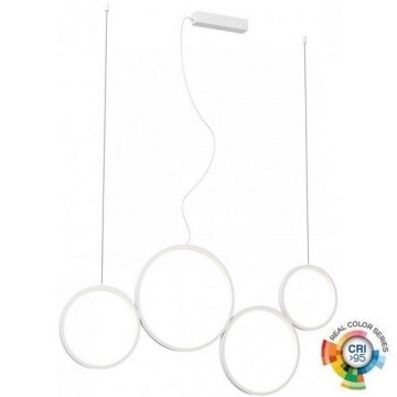 Redo 01-3382 - Светодиодная подвесная люстра с регулированием яркости ATHENA LED/40W/230V 3000/4000/6000K CRI98 белый