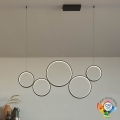 Redo 01-3384 - Светодиодная подвесная люстра с регулированием яркости ATHENA LED/40W/230V 3000/4000/6000K CRI98 черный