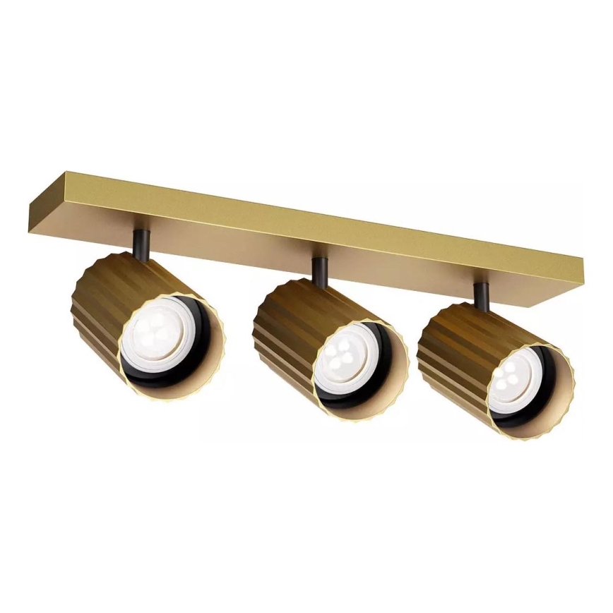 Redo 01-3405 - Точечный светильник DELPHI 3xGU10/7W/230V золотой