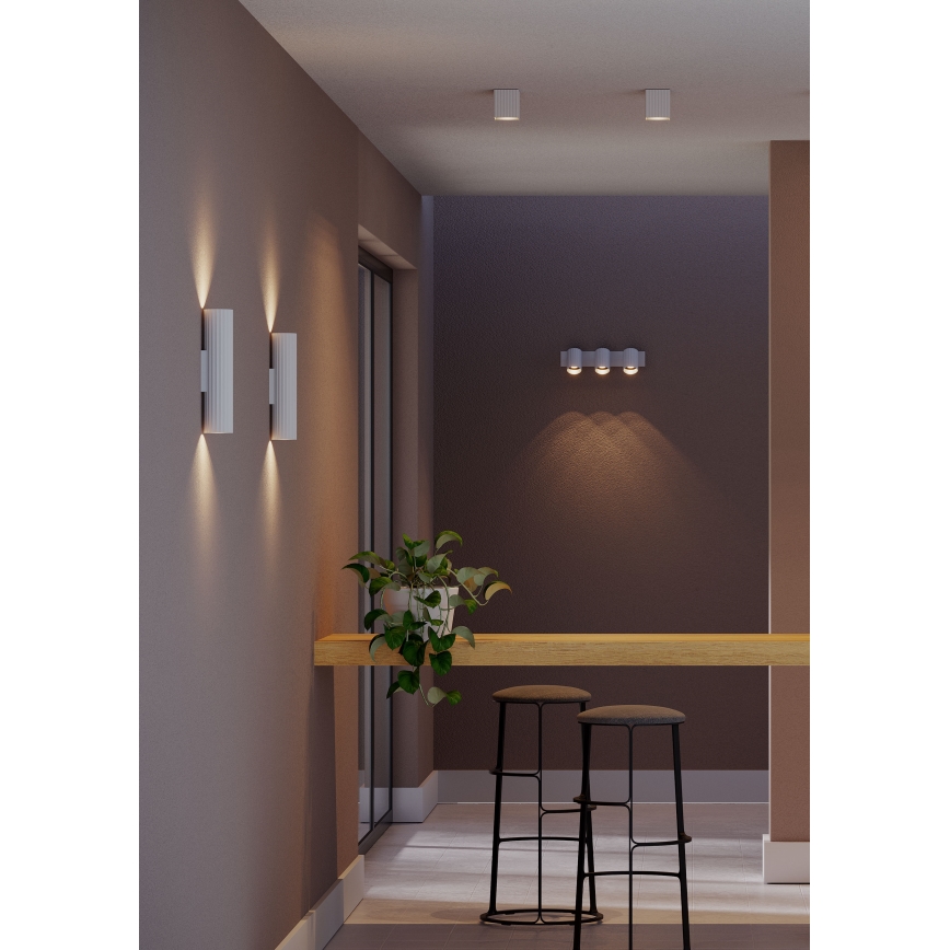 Redo 01-3407 - точковий світильник DELPHI 1xGU10/7W/230V 8,1x8,1 см білий