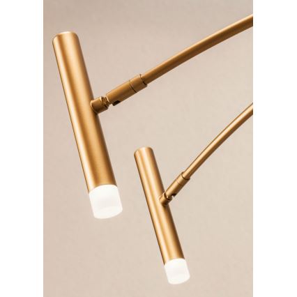 Redo 01-3448 - LED-люстра на штанзі з регулюванням яскравості RAYEN LED/60W/230V CRI 90, золота