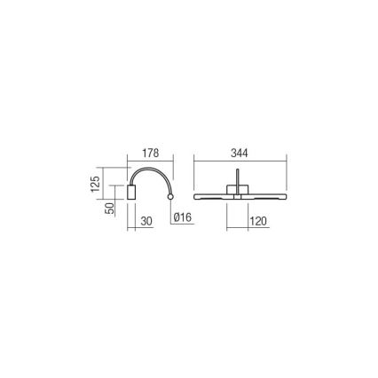 Redo 01-3464 - LED підсвітка картин KENDO LED/6W/230V 34,4 см CRI 92 білий