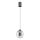 Redo 01-3486 - Подвесной светильник на тросе KHADI LED/6W/230V CRI 90 Ø 12 см черный/дымчатый