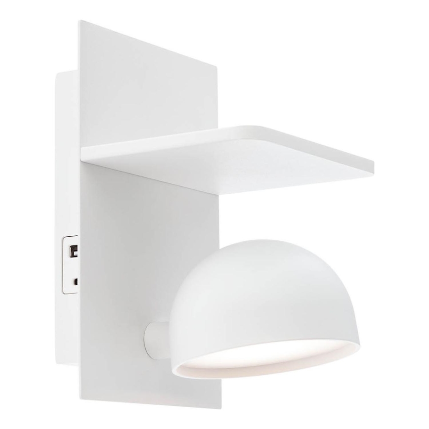 Redo 01-3491 - Світлодіодний настінний точковий світильник SEIBI LED/7W/230V USB CRI 90 білий