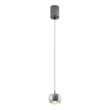 Redo 01-3549 - Світлодіодна підвісна люстра AVES LED/12W/230V діаметр 9,6 см CRI 90 сірий