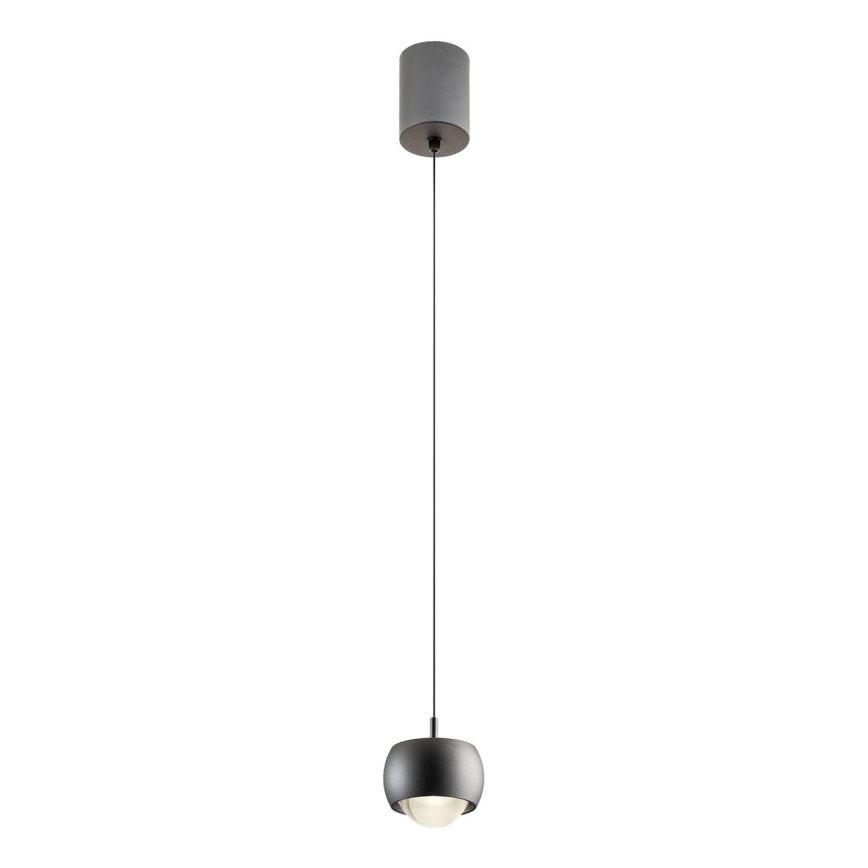 Redo 01-3550 - Світлодіодна підвісна люстра AVES LED/12W/230V діаметр 9,6 см CRI 90 чорний