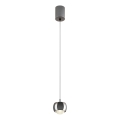 Redo 01-3551 - Світлодіодна підвісна люстра AVES LED/12W/230V діаметр 9,6 см CRI 90 антрацит