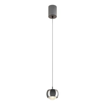 Redo 01-3551 - Світлодіодна підвісна люстра AVES LED/12W/230V діаметр 9,6 см CRI 90 антрацит
