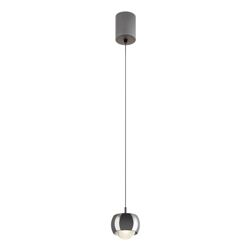 Redo 01-3551 - Світлодіодна підвісна люстра AVES LED/12W/230V діаметр 9,6 см CRI 90 антрацит