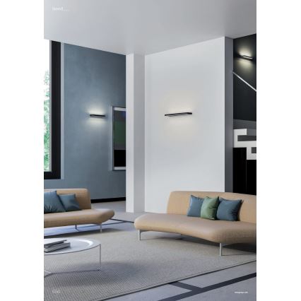 Redo 01-3553 - Светодиодный настенный светильник SEED LED/15W/230V черный