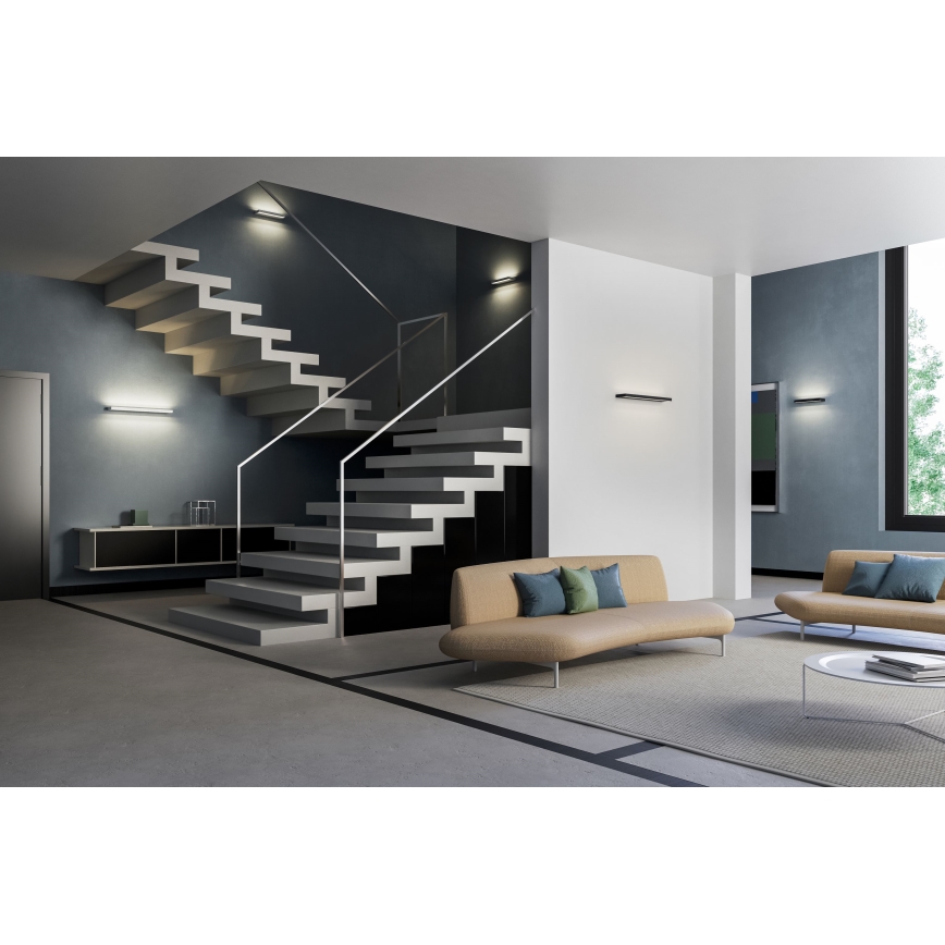 Redo 01-3553 - Світлодіодний настінний світильник SEED LED/15W/230V чорний