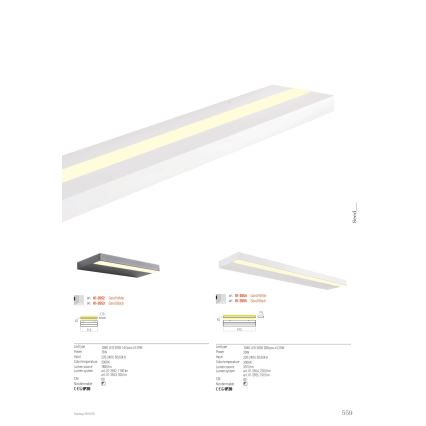 Redo 01-3555 - Світлодіодний настінний світильник SEED LED/30W/230V чорний