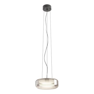 Redo 01-3591 - Світлодіодна підвісна люстра SOLERA LED/24W/230V діаметр 35 см CRI 93 3000/4000K сірий
