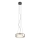 Redo 01-3591 - Світлодіодна підвісна люстра SOLERA LED/24W/230V діаметр 35 см CRI 93 3000/4000K сірий
