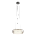 Redo 01-3592 - Світлодіодна підвісна люстра SOLERA LED/36W/230V діаметр 45 см CRI 93 3000/4000K сірий