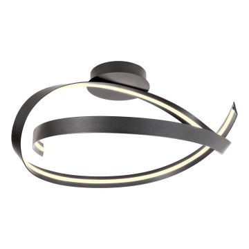 Redo 01-3614 - димований LED стельовий світильник IMPULS LED/34W/230V, діаметр 60 см, чорний