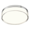 Redo 01-3727 - Светодиодный потолочный светильник для ванной комнаты FRISBI LED/12W/230V диаметр 23 см CRI 90 3000/4000K IP44 блестящий хром