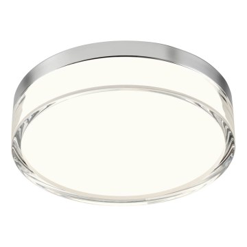 Redo 01-3727 - Светодиодный потолочный светильник для ванной комнаты FRISBI LED/12W/230V диаметр 23 см CRI 90 3000/4000K IP44 блестящий хром