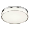 Redo 01-3728 - Светодиодный потолочный светильник для ванной комнаты FRISBI LED/18W/230V диаметр 28 см CRI 90 3000/4000K IP44 блестящий хром