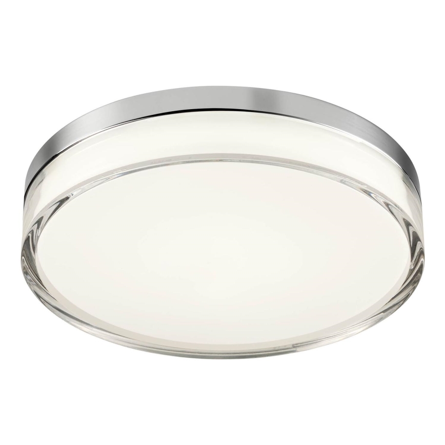 Redo 01-3728 - Світлодіодний стельовий світильник для ванної кімнати FRISBI LED/18W/230V діаметр 28 см CRI 90 3000/4000K IP44 глянцевий хром