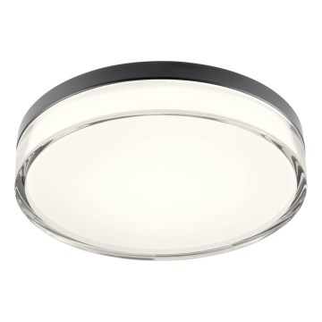 Redo 01-3736 - Светодиодный потолочный светильник для ванной комнаты FRISBI LED/18W/230V диаметр 28 см CRI 90 3000/4000K IP44 черный