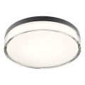 Redo 01-3736 - Світлодіодний стельовий світильник для ванної кімнати FRISBI LED/18W/230V діаметр 28 см CRI 90 3000/4000K IP44 чорний