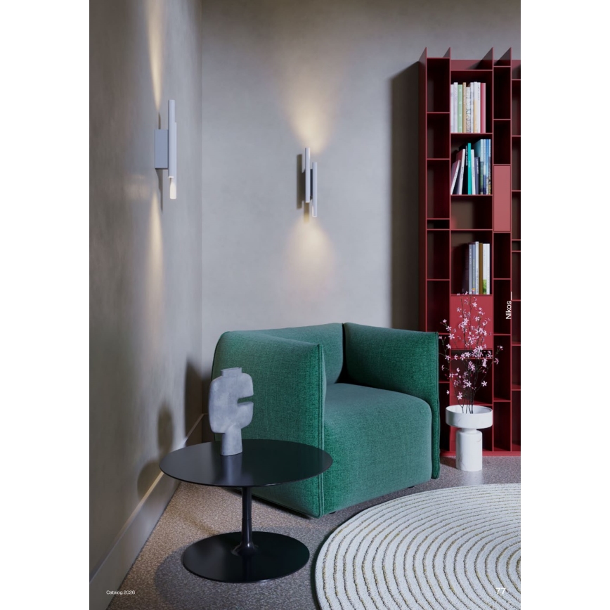 Redo 01-3850 - LED настінний світильник NIKOS 4xLED/4W/230V 3000K CRI 90 білий